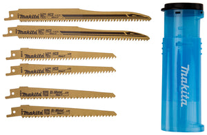 Makita Jigsaw / Scroll Saw, Reciprocating Saw Blade Jigsaw Blade 6 pc(s) - (B-44432)