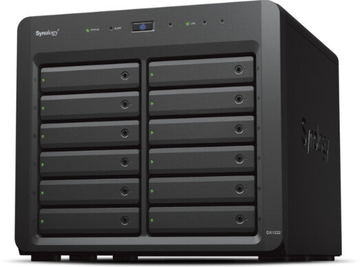 Synology DX1222 disk array 72 TB Desktop Black