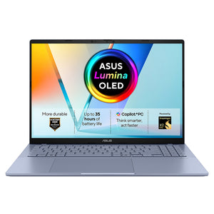 ASUS Vivobook S16 S3607NA-SH002W Snapdragon X2E-88-100 Laptop 40.6 cm (16") WUXGA 16 GB LPDDR5x-SDRAM 1 TB SSD Wi-Fi 7 (802.11be) Windows 11 Home Blue