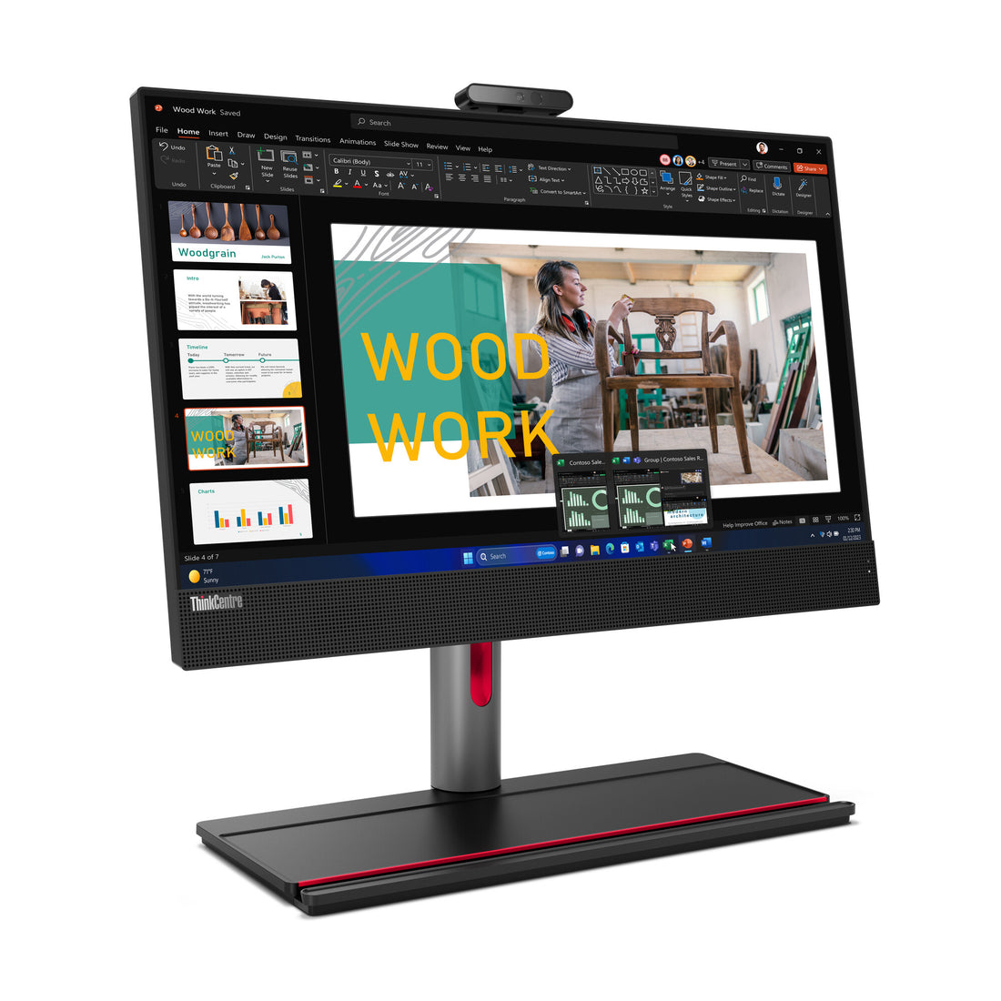 Lenovo ThinkCentre M90a Intel® Core™ i5 i5-14500 60.5 cm (23.8") 1920 x 1080 pixels All-in-One PC 16 GB DDR5-SDRAM 512 GB SSD Windows 11 Pro Wi-Fi 6E (802.11ax) Black