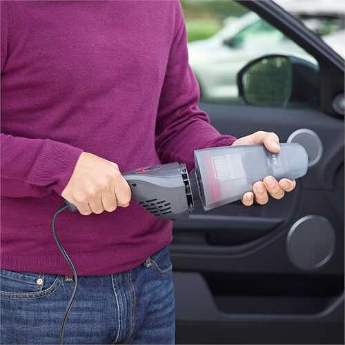 Black & Decker NVB12AV handheld vacuum Grey Bagless