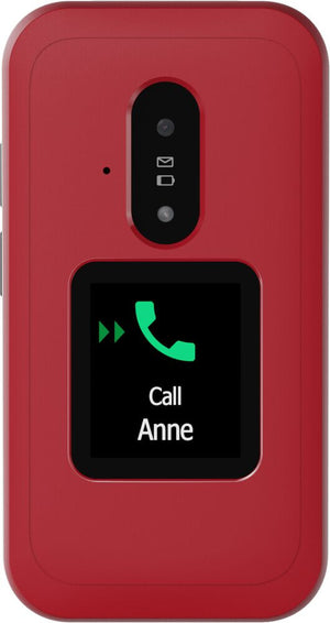 Doro Leva E30 7.11 cm (2.8") 142.7 g Red, White Feature phone