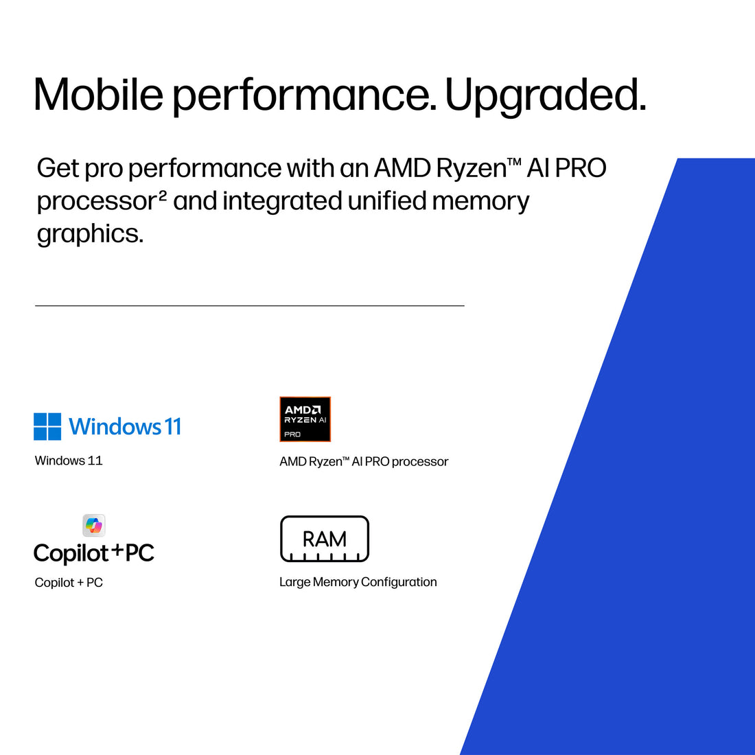 HP ZBook 8 G2a 16 inch Mobile Workstation PC Wolf Pro Security Edition - Data Science Copilot+ PC AMD Ryzen AI 7 PRO 40.6 cm (16") 2.5K 32 GB DDR5-SDRAM 512 GB SSD Wi-Fi 7 (802.11be) Windows 11 Pro AI Workstation, AI PC Silver