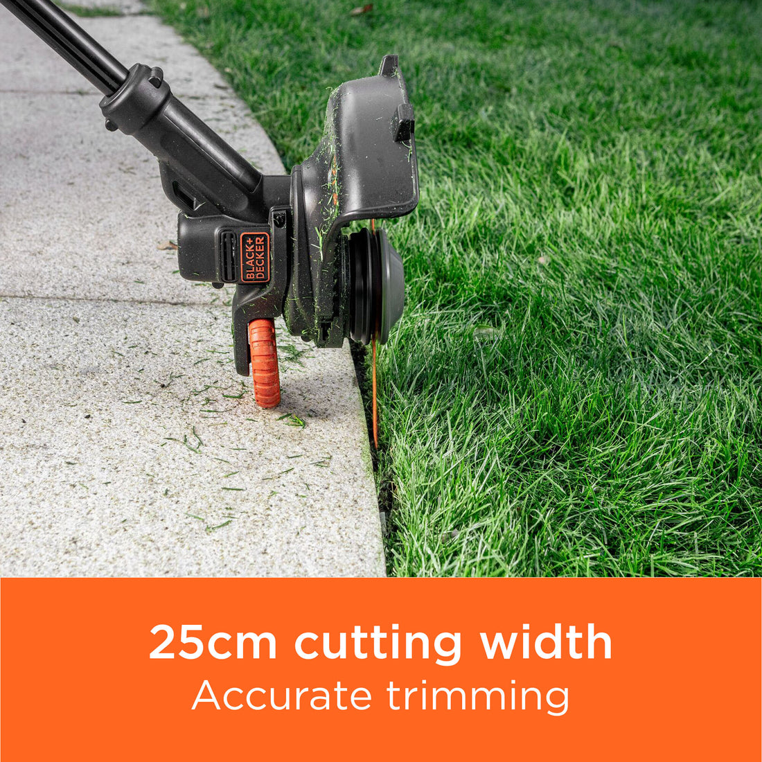 Black & Decker Black + Decker BCSTR918D1-GB Cordless Grass Trimmer - 18V