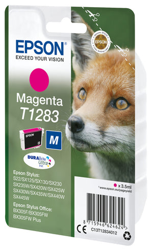 Epson Fox T1283 DURABrite Ultra Single Magenta Ink