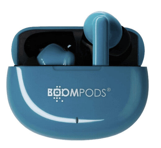 Boompods SKIM Headset True Wireless Stereo (TWS) In-ear Calls/Music Bluetooth Blue