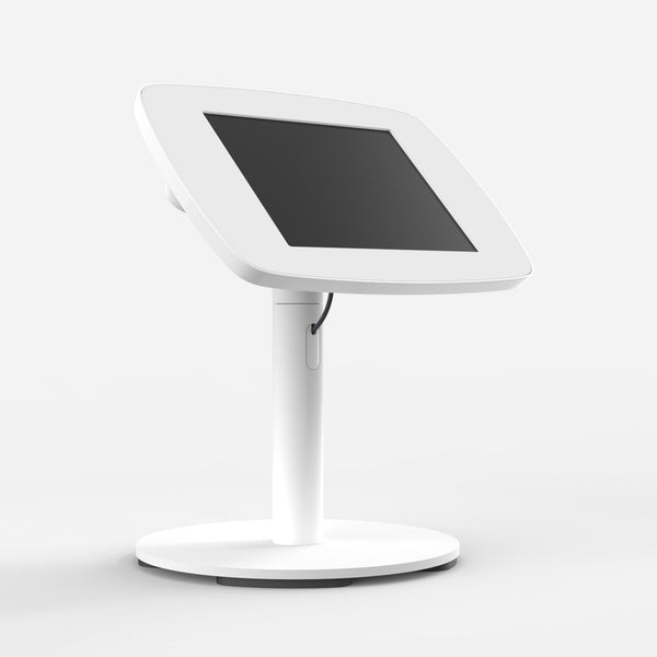 Bouncepad Original Twist + Counter Base | Apple iPad Mini 6 / 7 Gen 8.3 (2021 - 2024) | White | Exposed Front Camera and Home Button