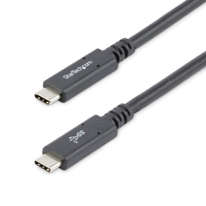 StarTech.com 6ft (1.8m) USB-C Cable, USB 5Gbps, 100W (5A) Power Delivery, Certified Works with Chromebook, 4K 60Hz DP Alt Mode, USB-IF Certified - Thunderbolt Compatible