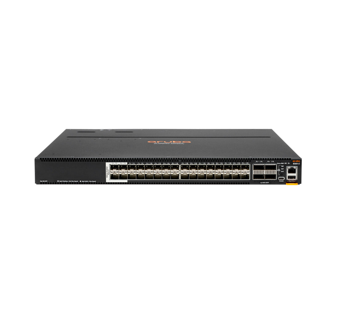 HPE Aruba 8360-32Y4C v2 Power to Port Airflow 3 Fans 2 PSU Managed L3 1U