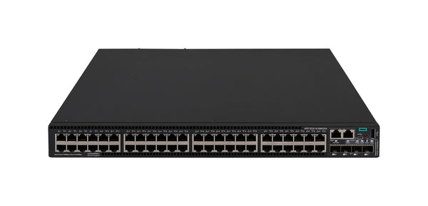 HPE Networking Comware Switch 48 10/100/1000BASE-T 4 10G/1G BASE-X SFP+ 1 Exp 2 Fan Tray 2 PS 5520HI