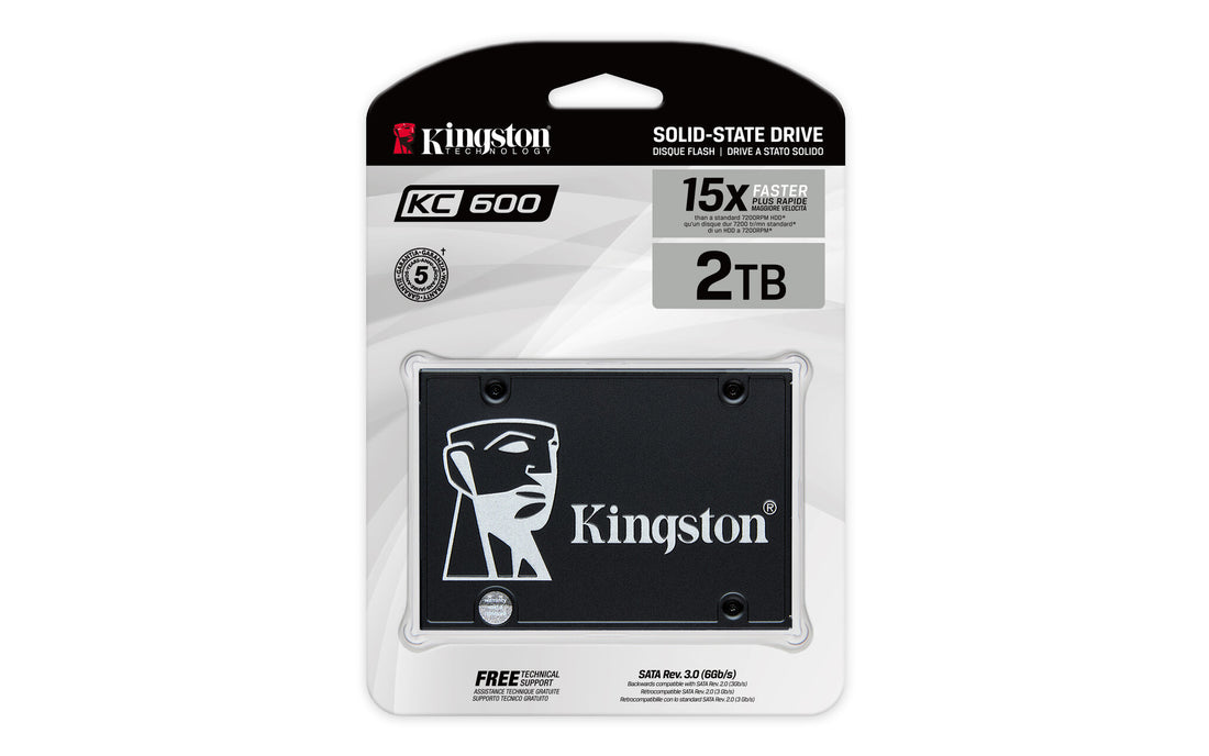 Kingston Technology 2048G SSD KC600 SATA3 2.5"