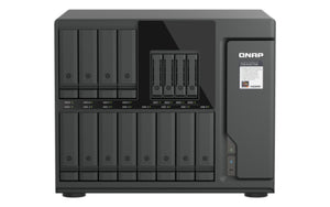 QNAP TVS-H1677AX-R5-16G NAS/storage server Tower AMD Ryzen™ 5 16 GB DDR5 0 TB QuTS hero Black