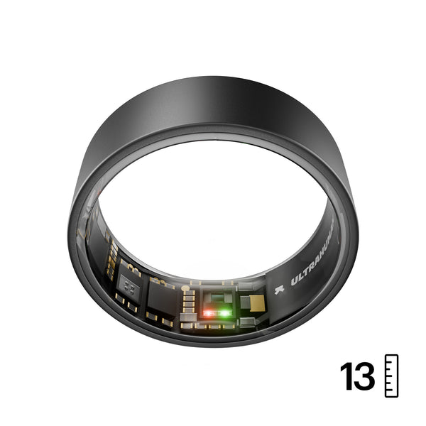 Ultrahuman Ring AIR – Sleep and Fitness Tracker, Smart Ring for Men and Women, No app fee for standard features, Up to 6 days battery life (Size 13 )