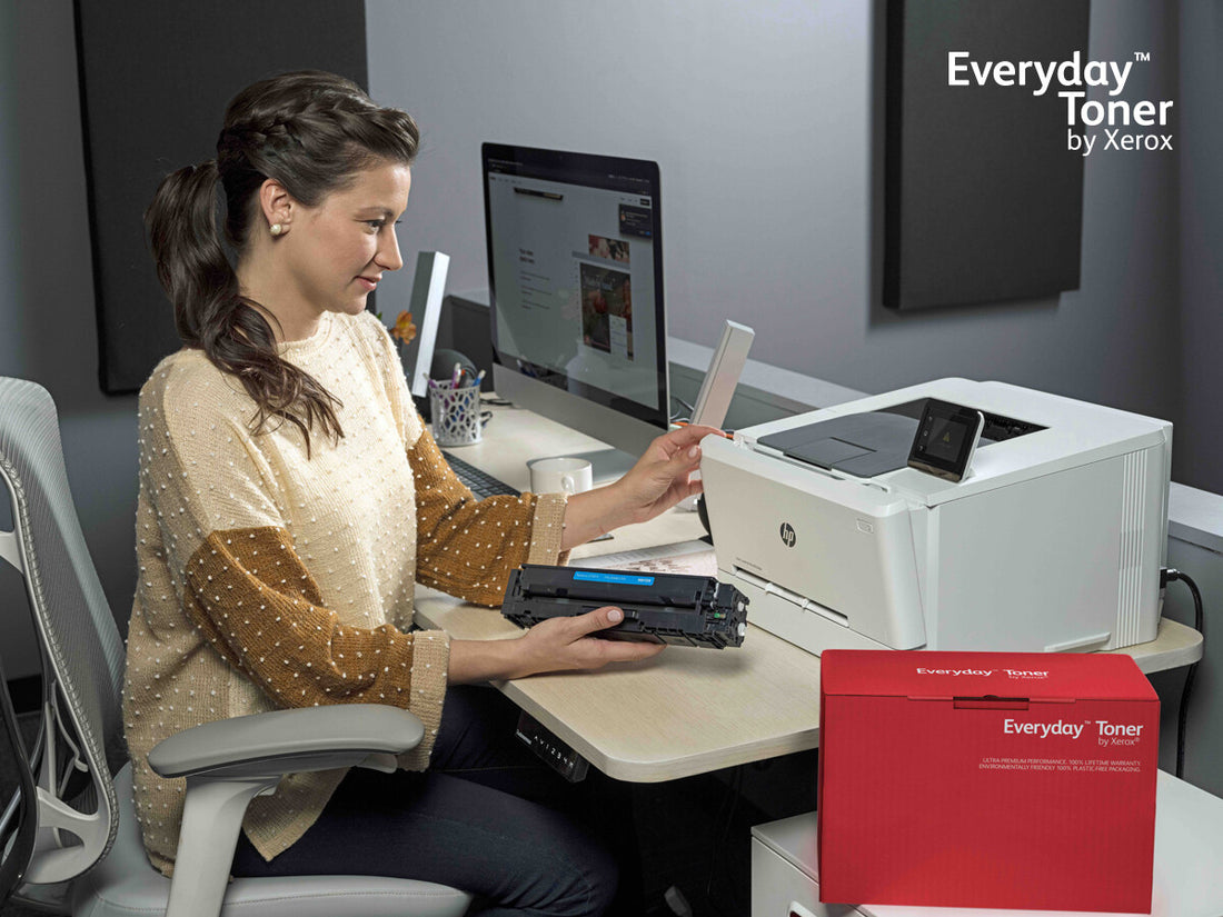 Everyday™ Yellow Toner by Xerox compatible with Brother TN-421Y, Standard capacity