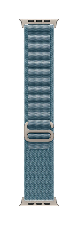 Apple MFTH4ZM/A smart wearable accessory Band Blue Titanium, Polyester, Spandex