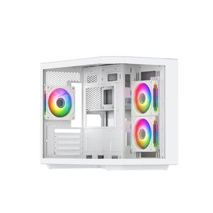 VIDA EDGE MINI MATX ARGB WHITE CASE Cube