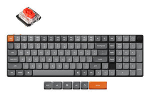 Keychron K17 Max keyboard Universal USB + RF Wireless + Bluetooth QWERTY UK English Black