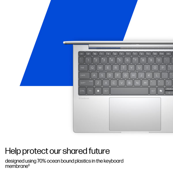 HP EliteBook 8 G1a AMD Ryzen™ AI 5 230 Laptop 35.6 cm (14") WUXGA 16 GB DDR5-SDRAM 512 GB SSD Wi-Fi 7 (802.11be) Windows 11 Pro AI PC Silver