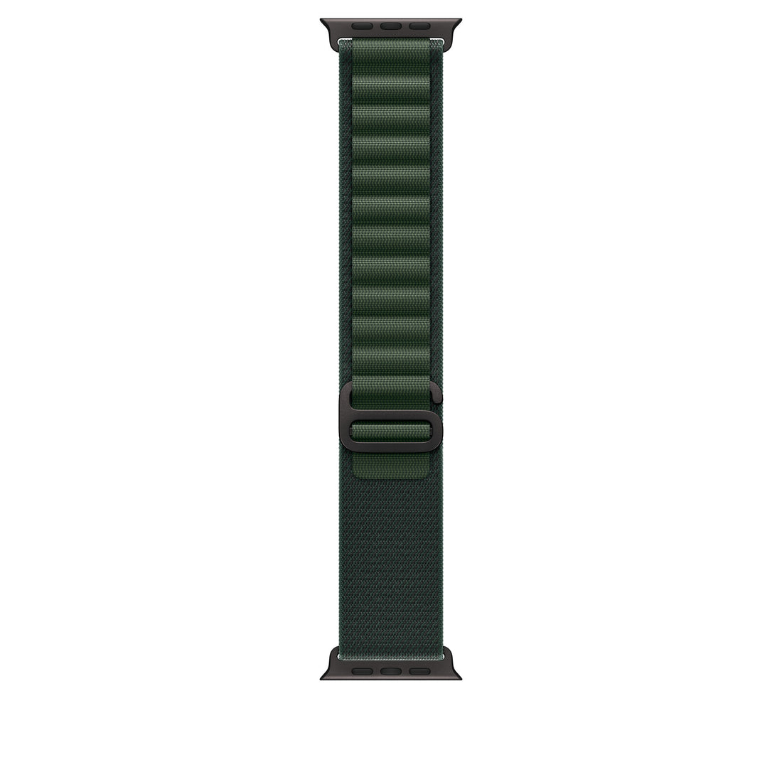 Apple 49mm Dark Green Alpine Loop - Medium - Black Titanium Finish