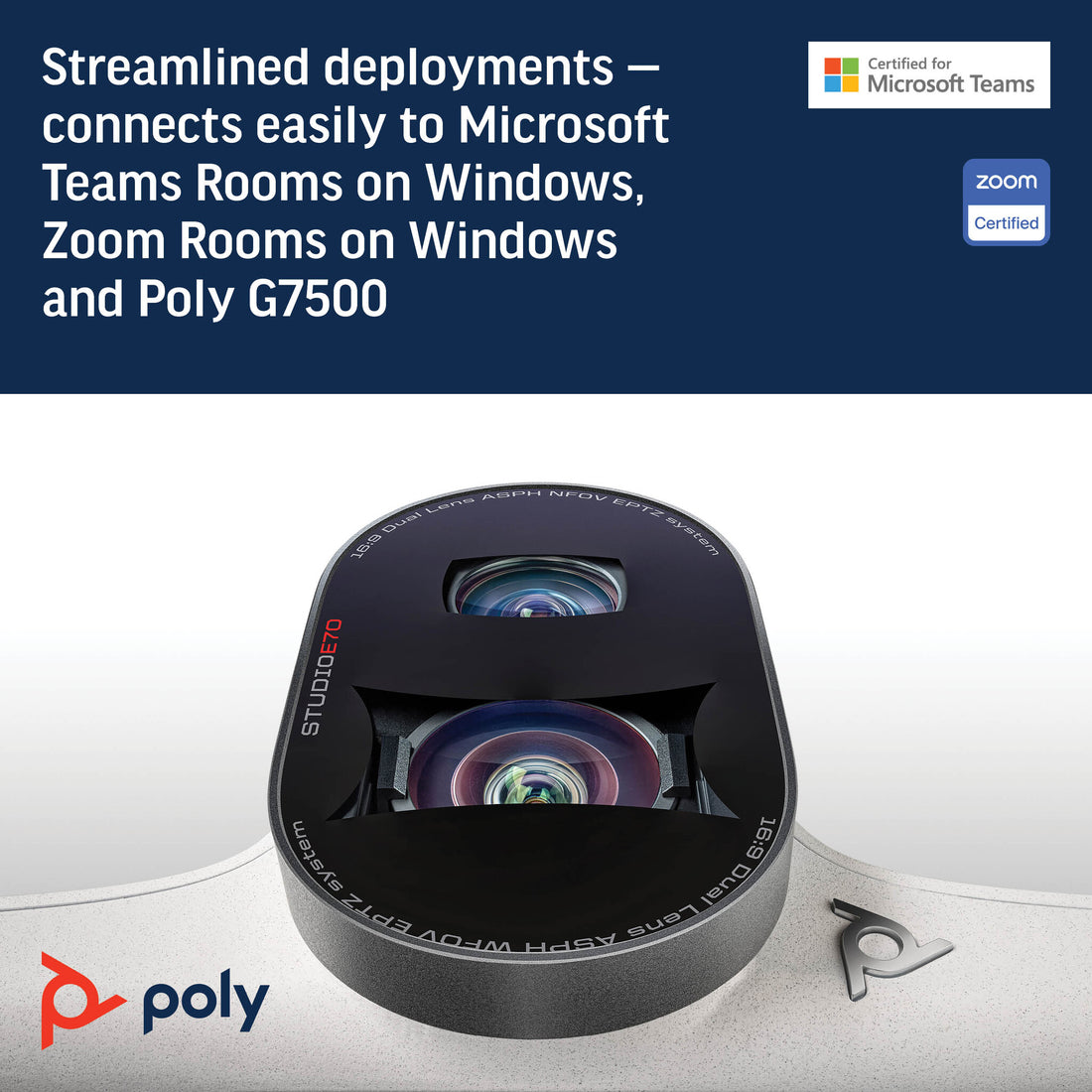 Poly Studio E70 Smart Camera