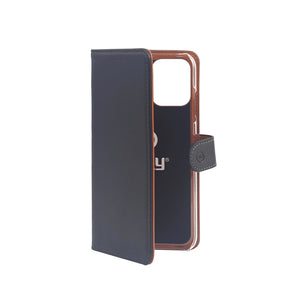Celly Wally mobile phone case 17 cm (6.7") Wallet case Black
