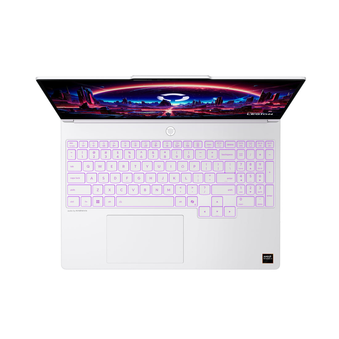 Lenovo Legion 5 15AGP11 Copilot+ PC AMD Ryzen AI 7 PRO 450 Laptop 38.9 cm (15.3") WQXGA 16 GB DDR5-SDRAM 512 GB SSD NVIDIA® GeForce RTX™ 5050 Wi-Fi 7 (802.11be) Windows 11 Home English White