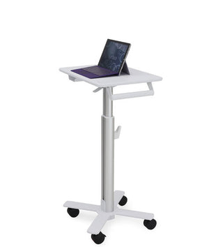 Ergotron StyleView S-Tablet Cart, SV10 Aluminium, White Multimedia cart