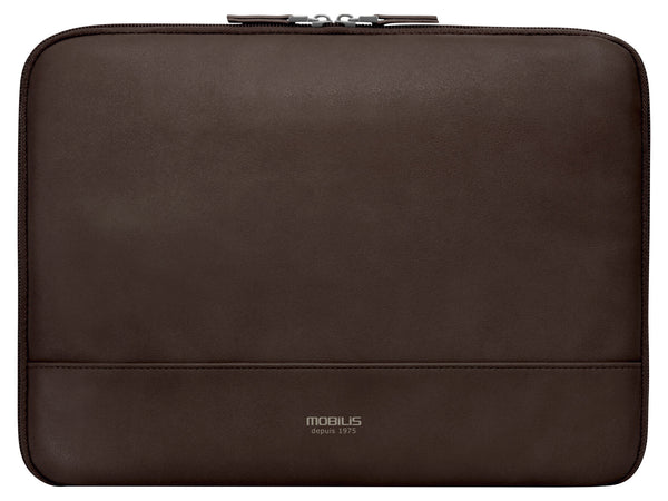 Mobilis 042038 laptop case 35.6 cm (14") Sleeve case Brown