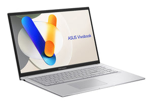 ASUS Vivobook 17 X1704VA-AU811W Intel Core 5 120U Laptop 43.9 cm (17.3") Full HD 8 GB DDR4-SDRAM 512 GB SSD Wi-Fi 6 (802.11ax) Windows 11 Home Silver