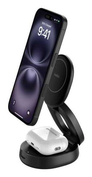 Belkin WIZ035MYBK mobile device charger Smartphone, Headset Black USB Wireless charging Fast charging Indoor