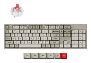 Keychron C2 Pro 8K keyboard Universal USB QWERTY UK English Grey