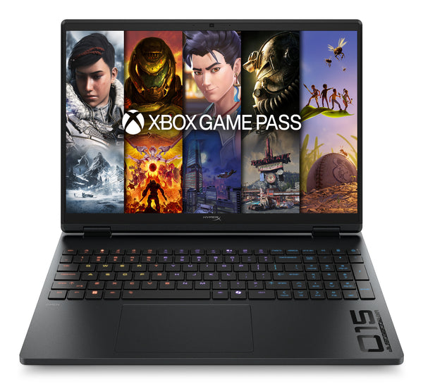 HP E2ZR6EA laptop AMD Ryzen™ 5 240 38.9 cm (15.3") 2K 16 GB DDR5-SDRAM 512 GB SSD NVIDIA® GeForce RTX™ 5060 Laptop GPU Wi-Fi 7 (802.11be) Windows 11 Home AI PC Black