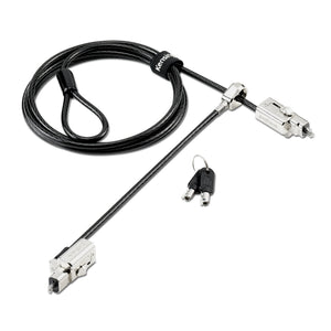 Kensington Universal 3-in-1 2.0 Keyed Dual Lock Head Laptop Lock