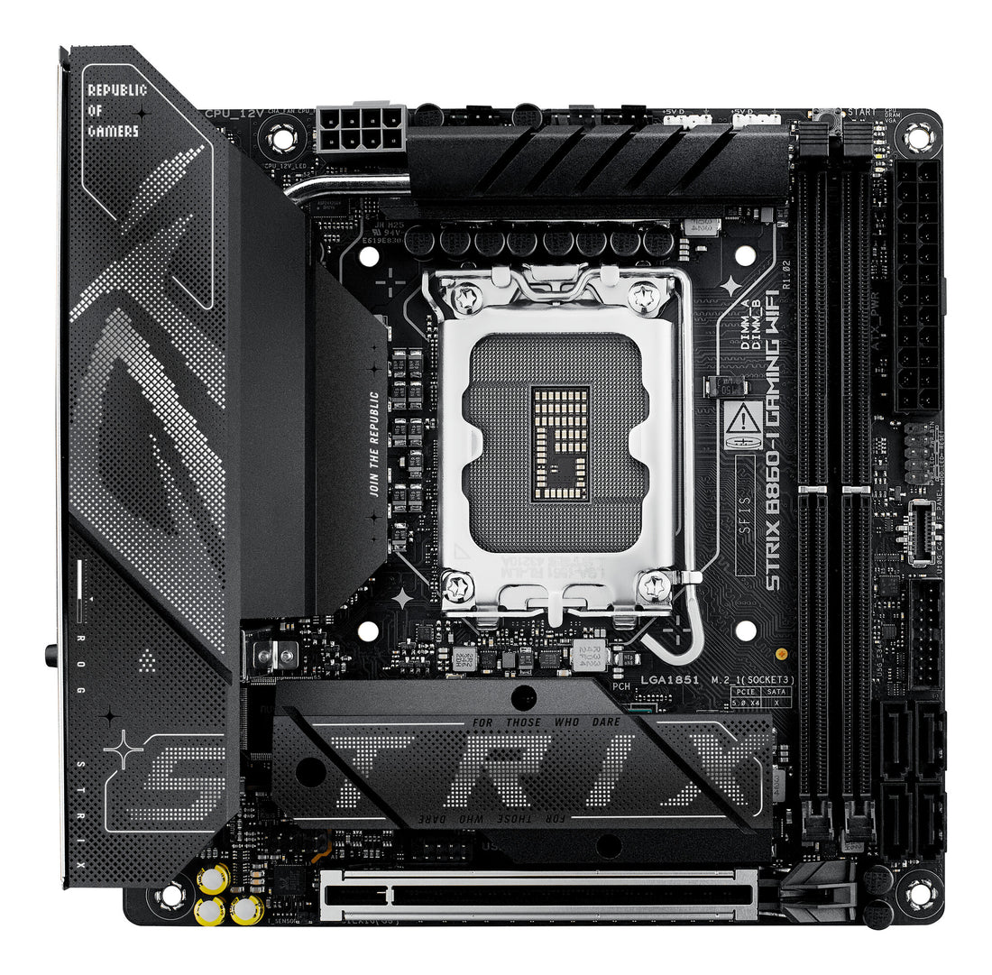 ASUS ROG STRIX B860-I GAMING WIFI Intel B860 LGA 1851 (Socket V1) mini ITX