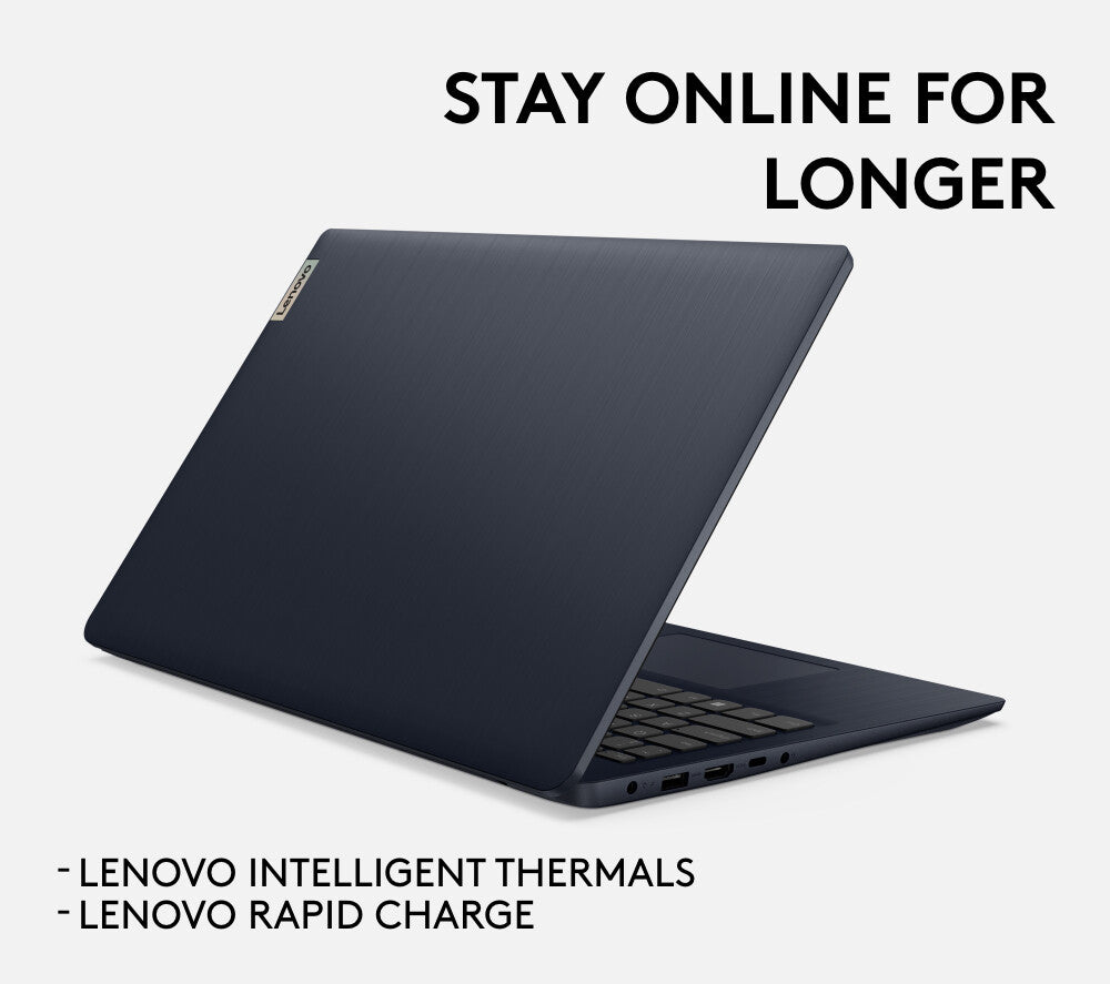 Lenovo IdeaPad 3 15IAU7 Intel® Core™ i7 i7-1255U Laptop 39.6 cm (15.6") Full HD 16 GB DDR4-SDRAM 512 GB SSD Wi-Fi 6 (802.11ax) Windows 11 Home Blue UK English