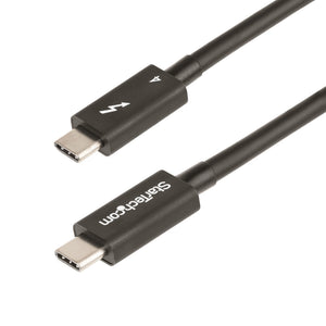 StarTech.com 3.3ft (1m) Thunderbolt 4 Cable - 40Gbps - 100W PD - 4K/8K Video - Intel-Certified Thunderbolt Cable - Compatible w/ USB4/Thunderbolt 3/USB 3.2/USB Type-C/DisplayPort
