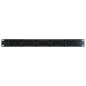 Cablenet 50 Way 1u Voice Panel 3 Pair (1,2-3,6-4,5)