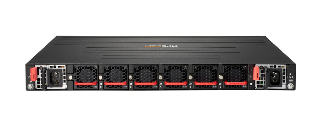 HPE Aruba Networking CX 8325-32C 32p 100G QSFP+/QSFP28 Front-to-Back 6 Fans 2 Power Supply Bundle