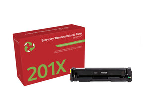 Everyday™ Black Remanufactured Toner by Xerox compatible with HP 201X (CF400X), High capacity