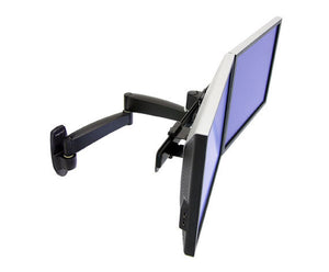 Ergotron 200 Series Dual Monitor Arm 55.9 cm (22") Wall Black