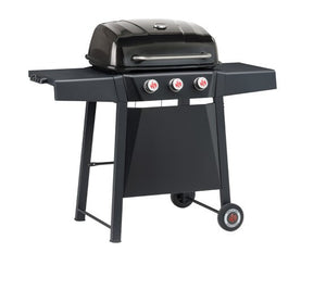 LANDMANN midas 3.0 Grill Cart Natural gas Black, Stainless steel