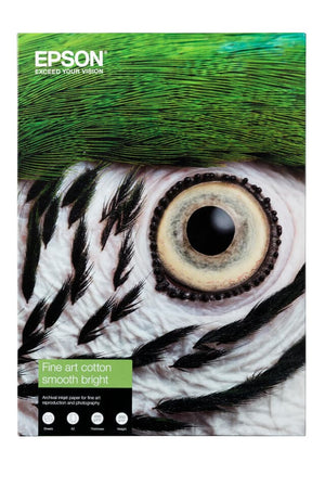 Epson Fine Art Cotton Smooth Bright II, A2 25 Sheets