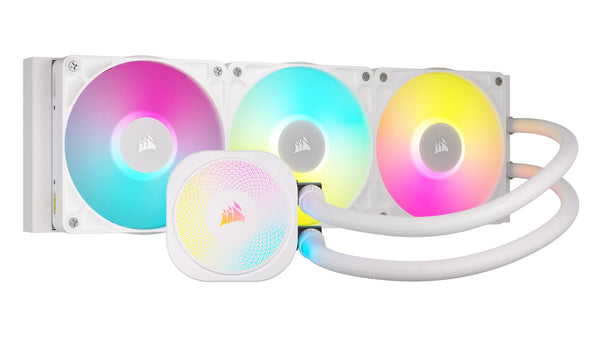 Corsair iCUE LINK TITAN RX RGB Processor All-in-one liquid cooler 12 cm White 1 pc(s)