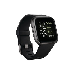 Fitbit Versa 2 3.55 cm (1.4") AMOLED 40 mm Digital 300 x 300 pixels Touchscreen Black, Grey Wi-Fi