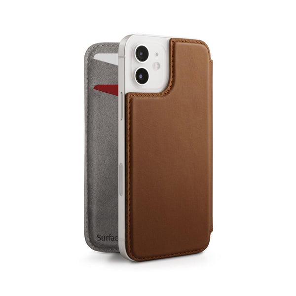 Twelve South SurfacePad mobile phone case 13.7 cm (5.4") Folio Cognac colour