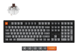 Keychron K10 Max keyboard Universal USB + RF Wireless + Bluetooth QWERTY UK English Black