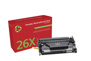 Everyday™ Mono Remanufactured Toner by Xerox compatible with HP 26X (CF226X), High capacity