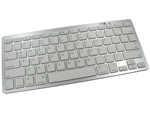 Cables Direct NLMS-KB001 mobile device keyboard Bluetooth Grey, White