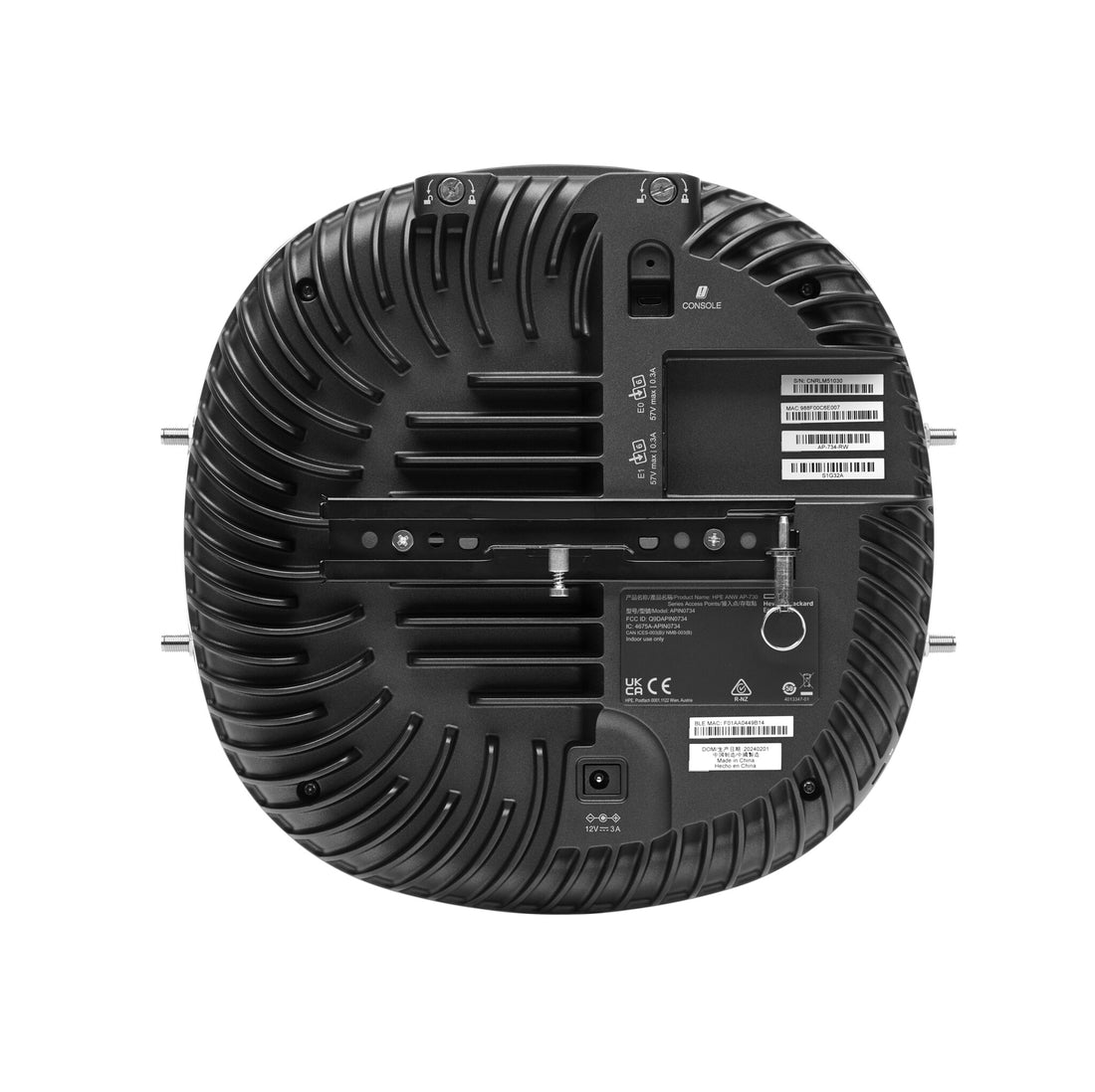 HPE Aruba Networking AP-734 (ILF1) Tri Radio 2x2 Wi-Fi 7 External Antennas TAA Campus Access Point