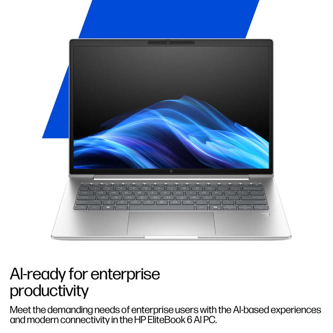 HP EliteBook 6 G1a AI PC Wolf Pro Security Edition AMD Ryzen™ 7 250 Laptop 40.6 cm (16") 2.5K 32 GB DDR5-SDRAM 1 TB SSD Wi-Fi 7 (802.11be) Windows 11 Pro Silver